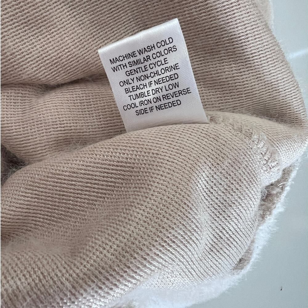 Crave Fame Beige Half Zip Pull Over Comfy Sweater- XL - Picture 4 of 7